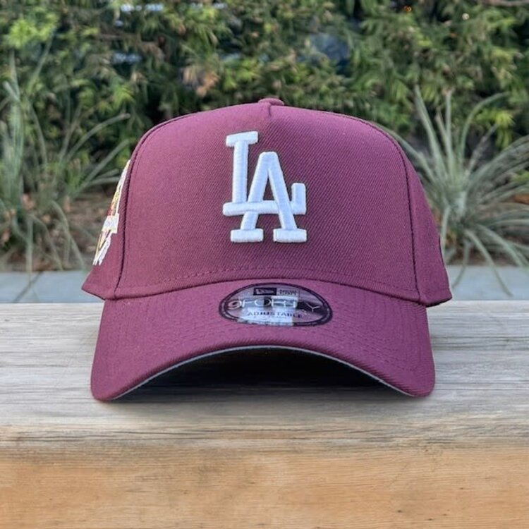 New Era LA Maroon 50th Anniversary Sky Blue UV 940 A-Frame