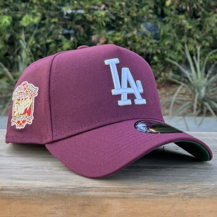 New Era LA Maroon 40th Anniv Green UV 940 A-Frame