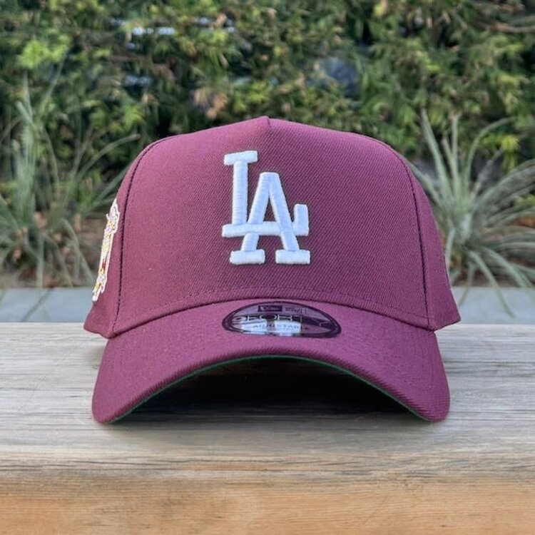 New Era LA Maroon 40th Anniv Green UV 940 A-Frame