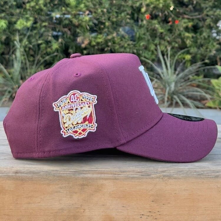 New Era LA Maroon 40th Anniv Green UV 940 A-Frame