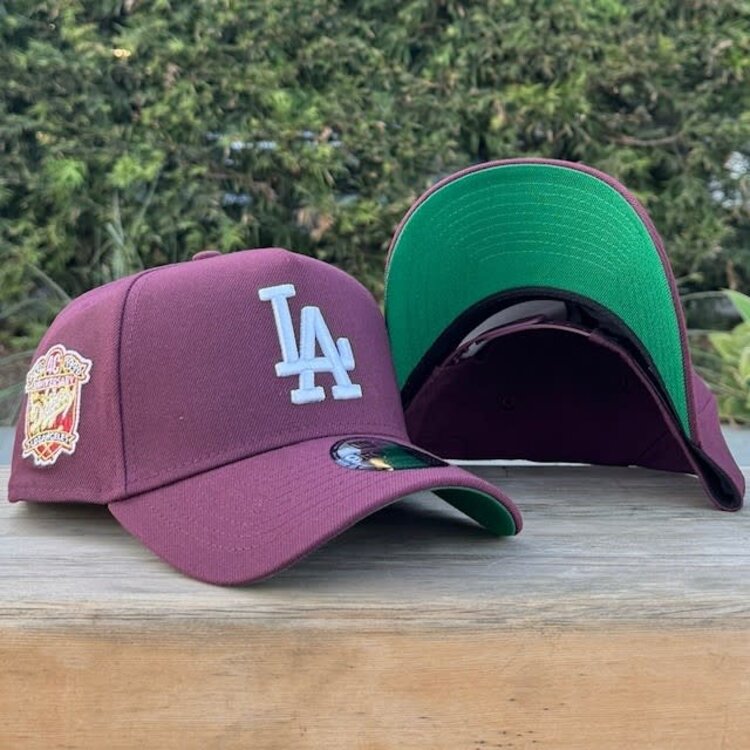 New Era LA Maroon 40th Anniv Green UV 940 A-Frame