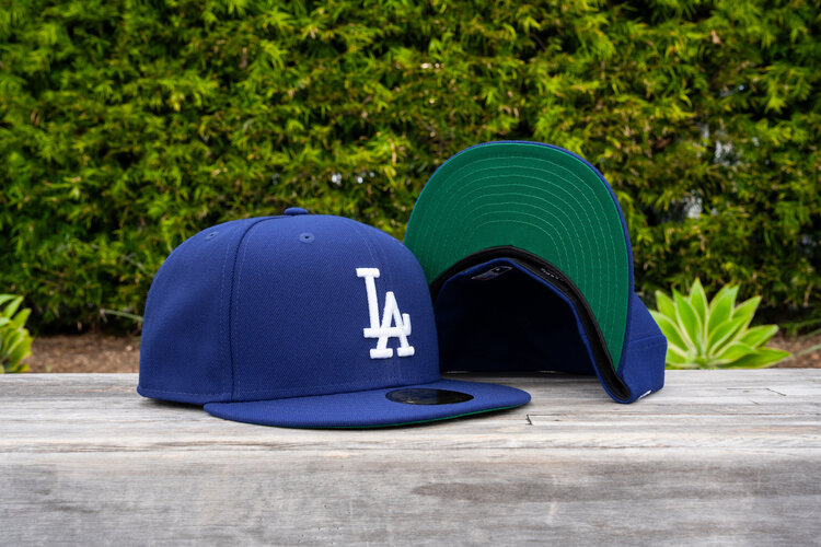 New Era LA Royal White OG Green UV