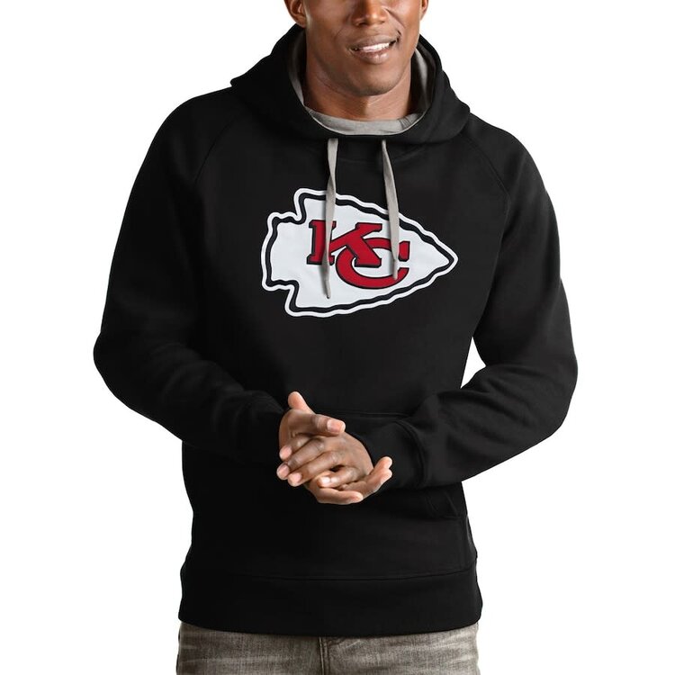 Antigua Kansas City Chiefs Victory P/O Hood Black