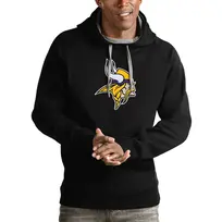 Antigua Minnesota Vikings Victory P/O Hood Black