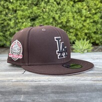 New Era LA 60th Dk Brown Brown-Pink Outline PUV 950