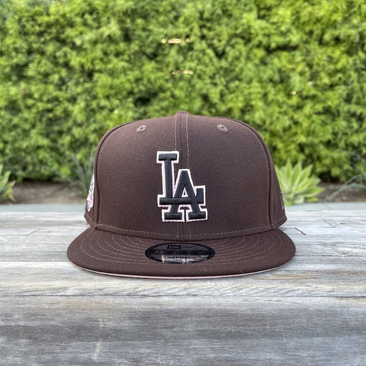 New Era LA 60th Dk Brown Brown-Pink Outline PUV 950