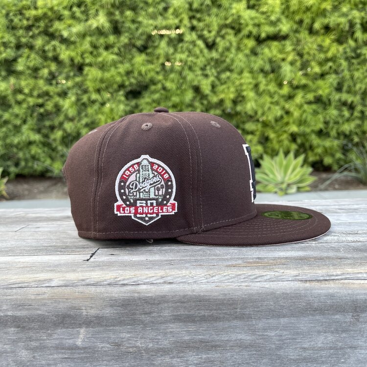 New Era LA 60th Dk Brown Brown-Pink Outline PUV 950