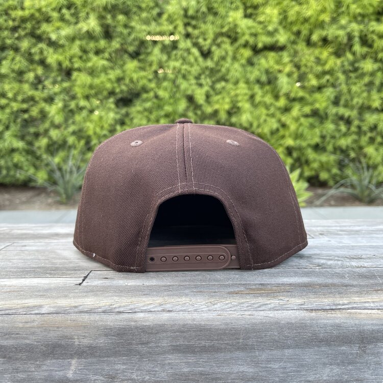 New Era LA 60th Dk Brown Brown-Pink Outline PUV 950