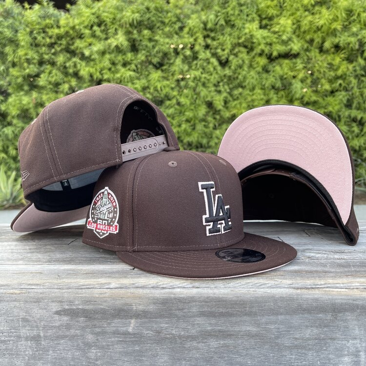 New Era LA 60th Dk Brown Brown-Pink Outline PUV 950