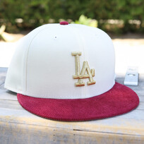 New Era LA Ivory/Corduroy Cardinal