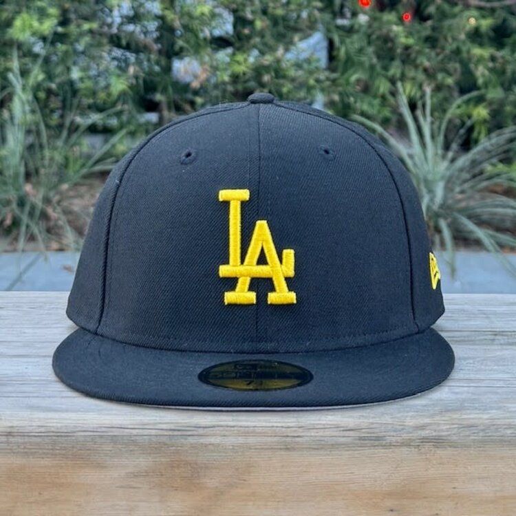 New Era LA Dodgers Black Yellow