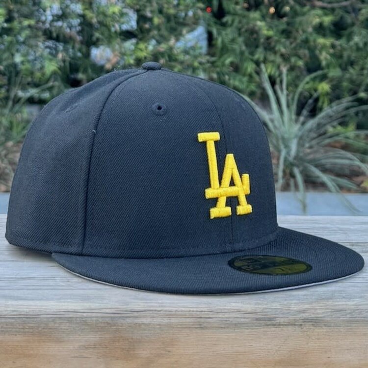 New Era LA Dodgers Black Yellow