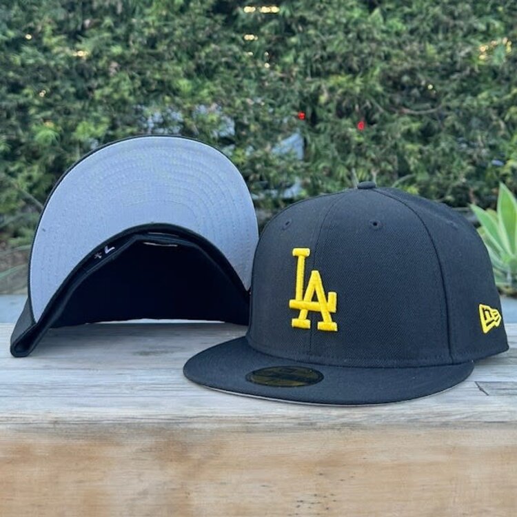 New Era LA Dodgers Black Yellow