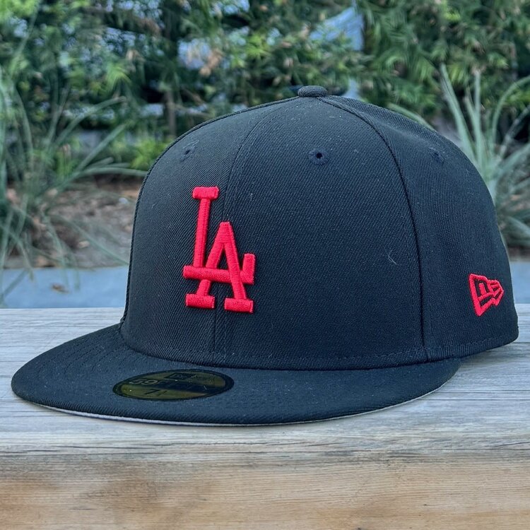 New Era LA Dodgers Black Red Gray UV