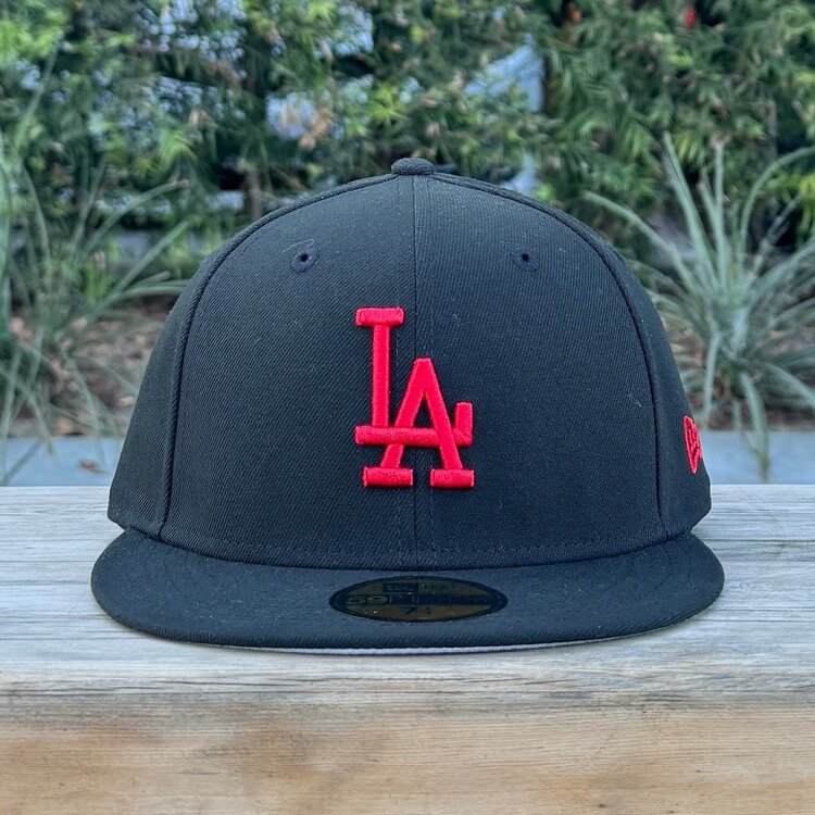 New Era LA Dodgers Black Red Gray UV