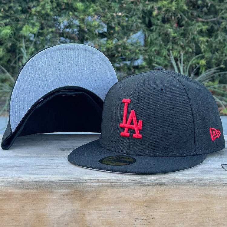 New Era LA Dodgers Black Red Gray UV