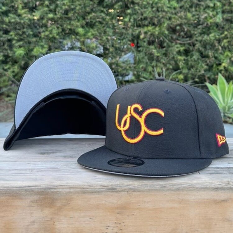 New Era USC Trojans Retro Black Team 950