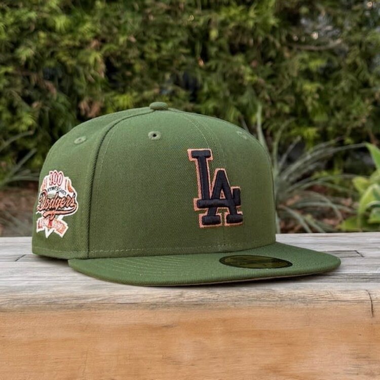 New Era LA Army Green 100th Anniversary Tan UV