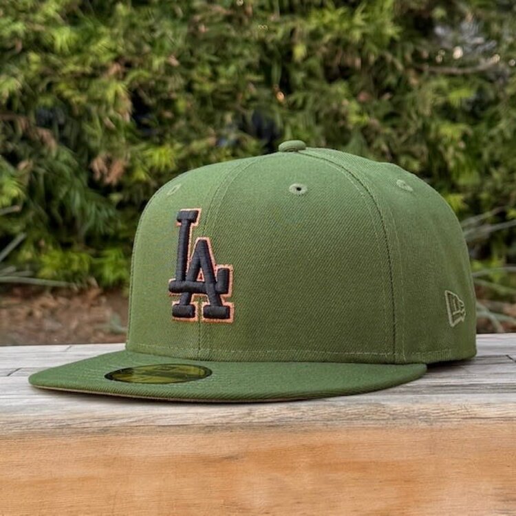 New Era LA Army Green 100th Anniversary Tan UV