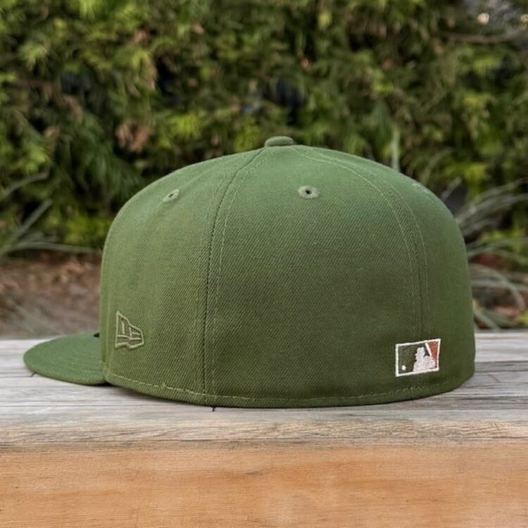 New Era LA Army Green 100th Anniversary Tan UV