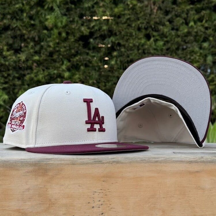 New Era LA Stone/Maroon 60th Anniversary Gray UV