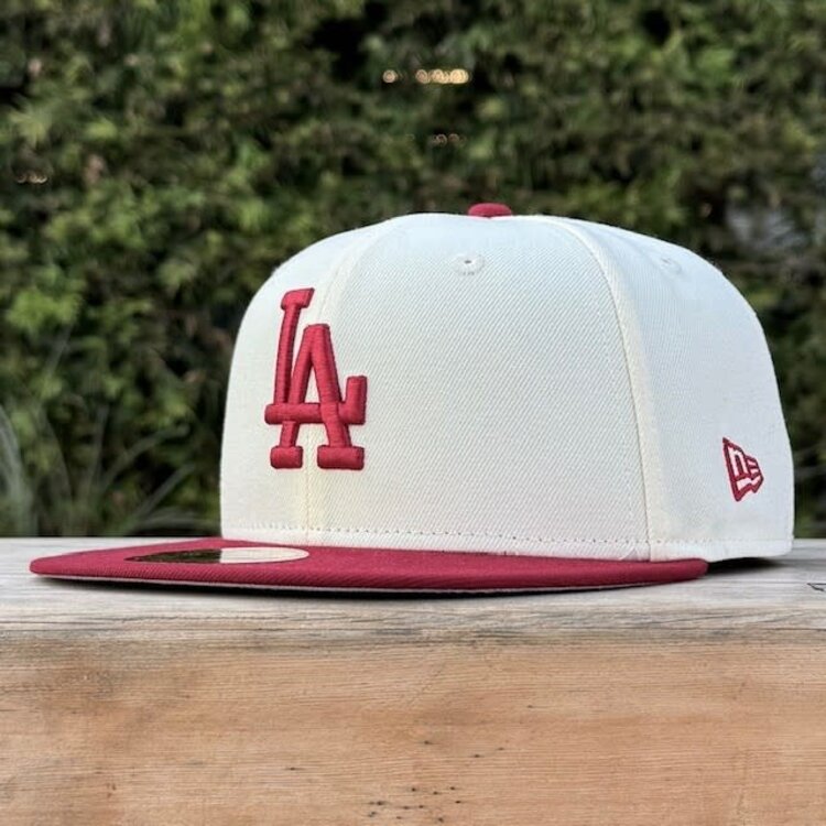 New Era LA Ivory/Cardinal 50th Stadium Gray UV