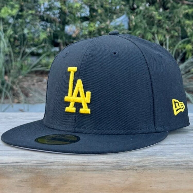 New Era LA Dodgers Black Yellow