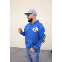 New Era Rams M NE Team Split Hoodie Royal