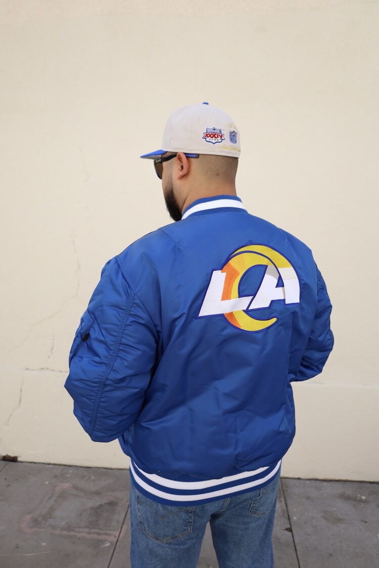 New Era LA Rams Men's NE Royal Alpha Jacket