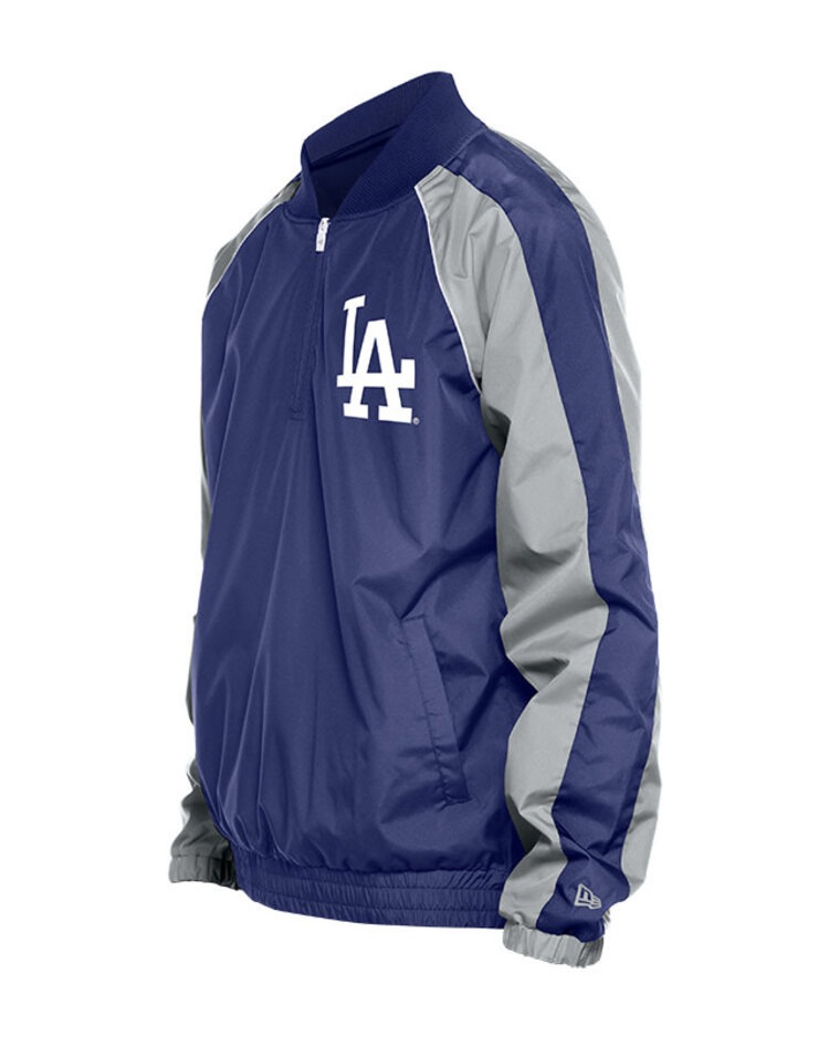 New Era LA Dodgers Men's NE 1/4-Zip Pullover Windbreaker Royal/Gray