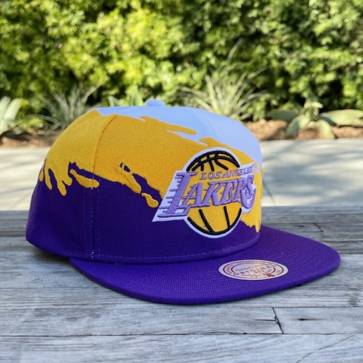 Mitchell and Ness LA Lakers HWC M&N Paintbrush Snapback