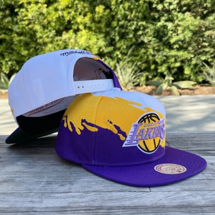 Mitchell and Ness LA Lakers HWC M&N Paintbrush Snapback