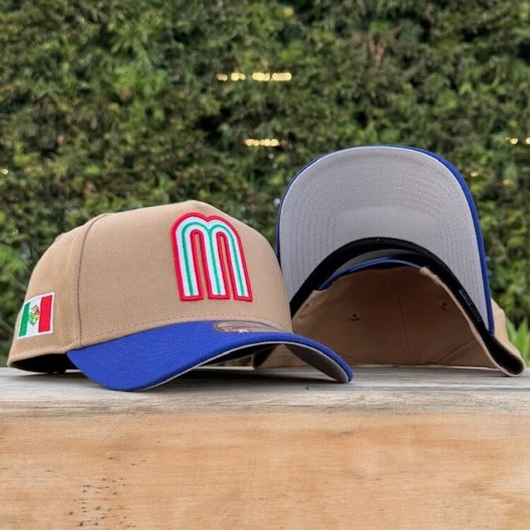 New Era Mexico Khaki/ Dark Royal 940 A-Frame
