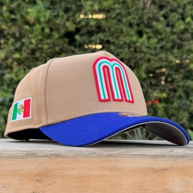 New Era Mexico Khaki/ Dark Royal 940 A-Frame