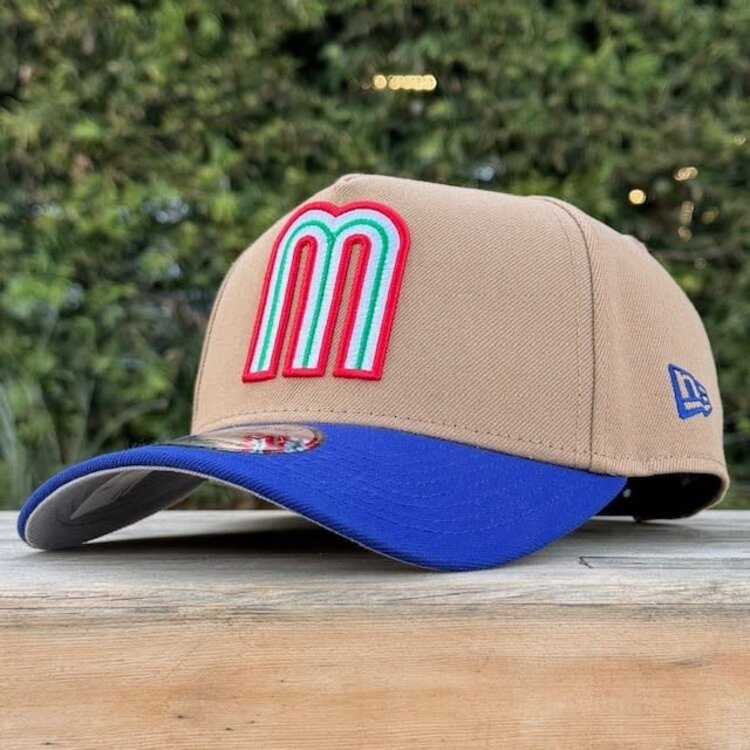 New Era Mexico Khaki/ Dark Royal 940 A-Frame