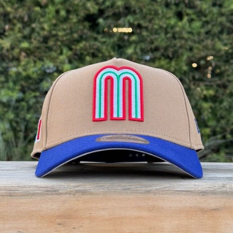 New Era Mexico Khaki/ Dark Royal 940 A-Frame