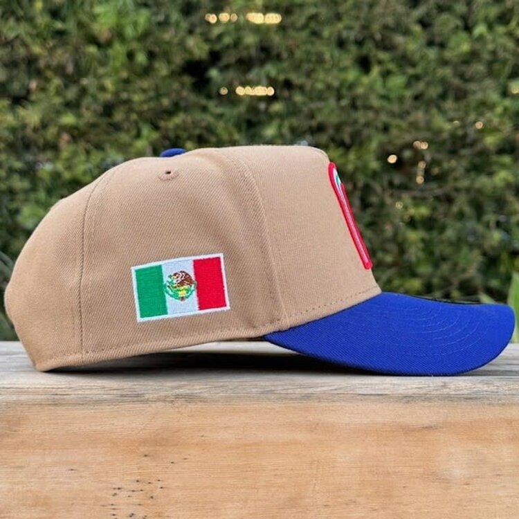 New Era Mexico Khaki/ Dark Royal 940 A-Frame
