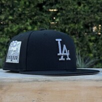 New Era LA Black Gray Metallic 60th Stadium Anniversary 950 Snapback