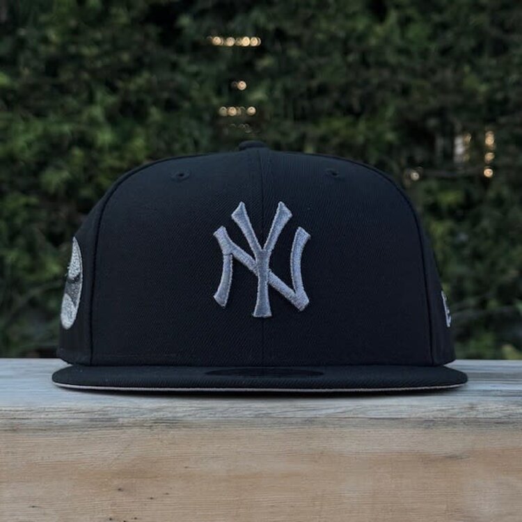 New Era NY Black Gray Metallic 50th Stadium Anniversary 950 Snapback