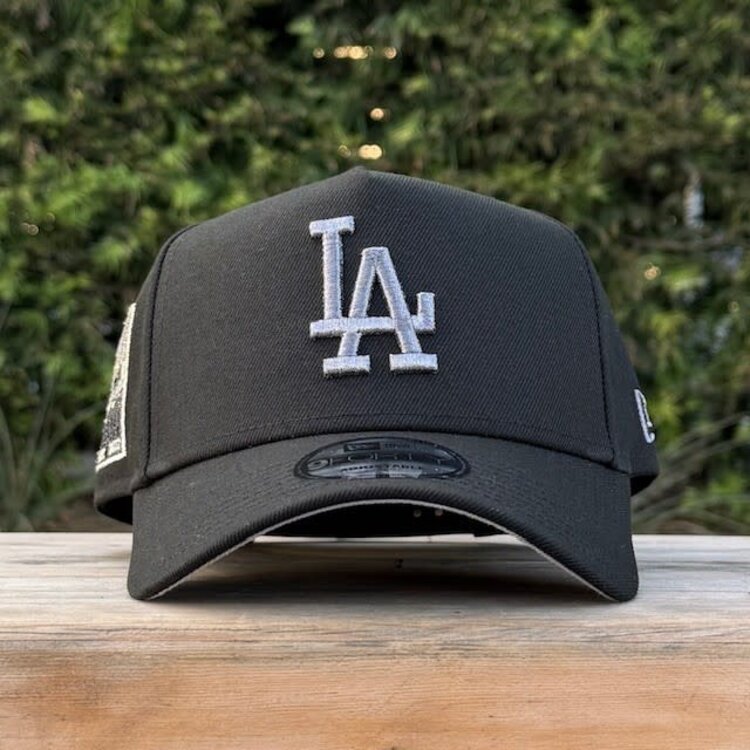 New Era LA Black Gray Metallic 60th Stadium Anniversary 940 A-Frame