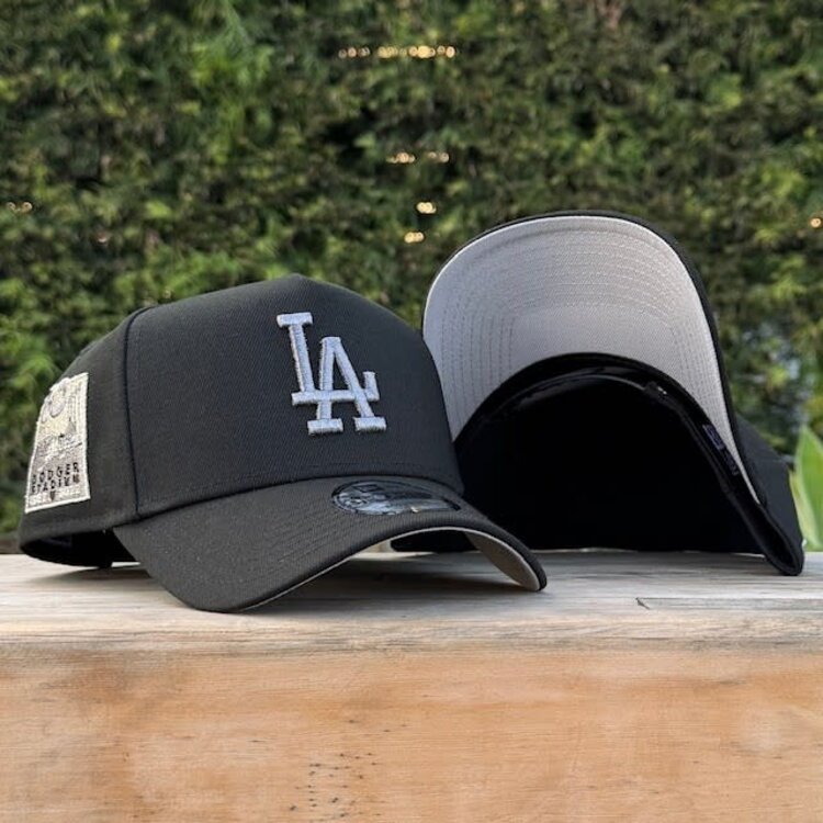 New Era LA Black Gray Metallic 60th Stadium Anniversary 940 A-Frame