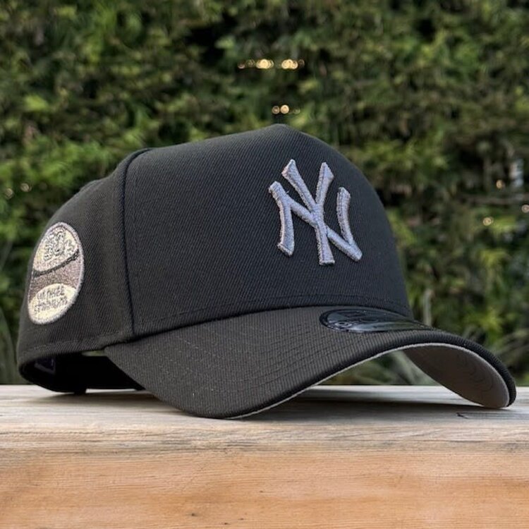 New Era NY Black Gray Metallic 50th Stadium Anniversary 940 A-Frame
