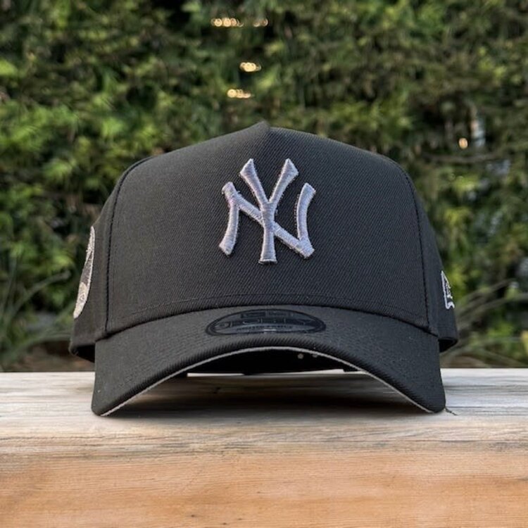 New Era NY Black Gray Metallic 50th Stadium Anniversary 940 A-Frame