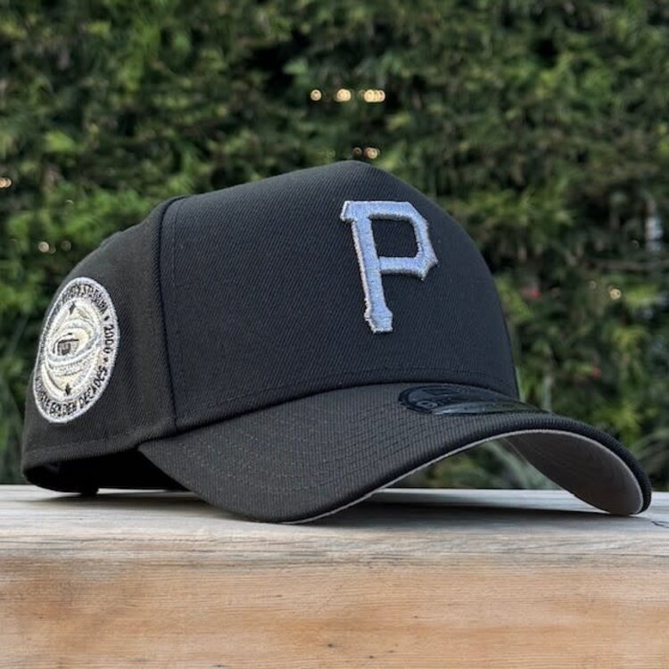 New Era Pirates Black Gray Metallic 30th Stadium Anniversary 940 A-Frame