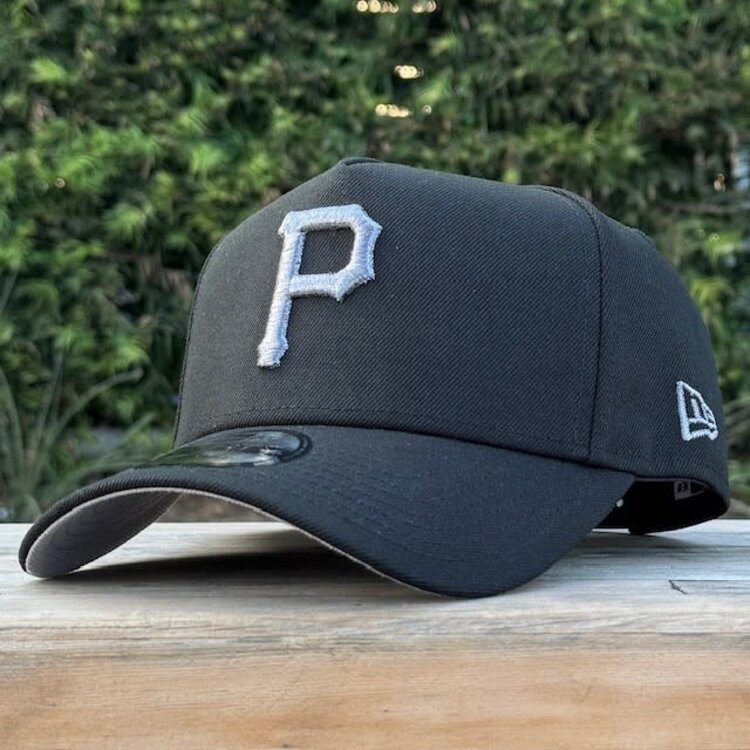 New Era Pirates Black Gray Metallic 30th Stadium Anniversary 940 A-Frame