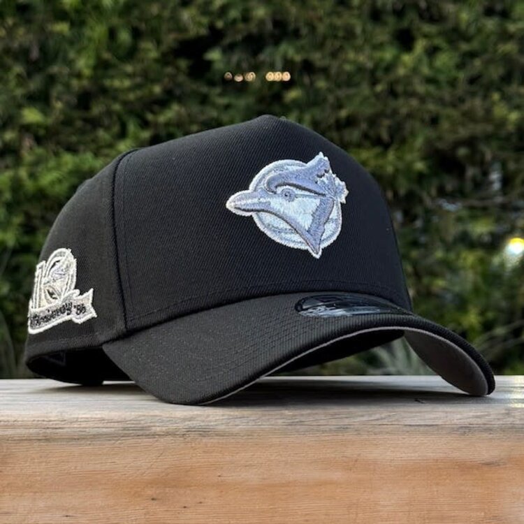 New Era Blue Jays Black Gray Metallic 10th Anniversary 940 A-Frame