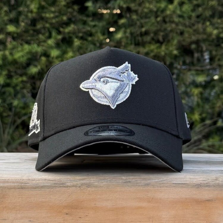 New Era Blue Jays Black Gray Metallic 10th Anniversary 940 A-Frame