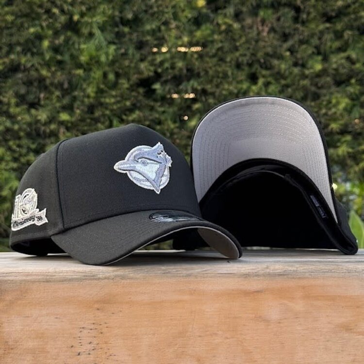 New Era Blue Jays Black Gray Metallic 10th Anniversary 940 A-Frame