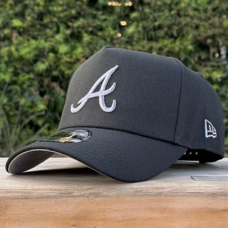 New Era Atlanta Black Gray Metallic Inaugural Stadium SP 940 A-Frame
