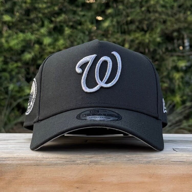New Era Washington Black Gray Metallic Inaugural Season SP 940 A-Frame